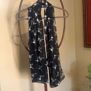 SKULL 60” Scarf  